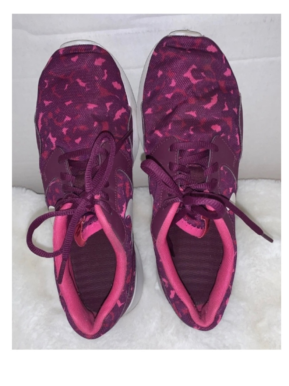 🦋🎯 Nike Kaishi Running Shoes Pink Purple Animal Print Size 9 - Picture 7 of 12